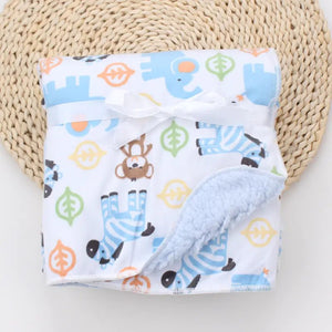 Cartoon Printed Baby Blanket - Yahko Merchandise