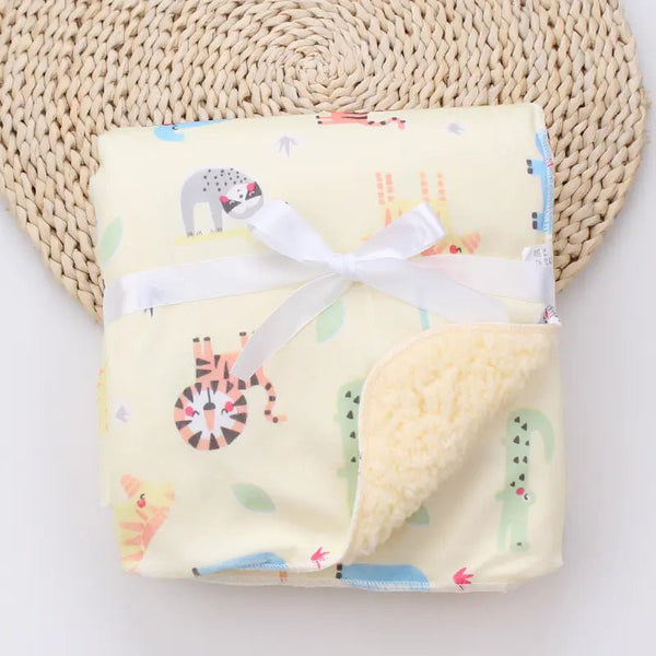 Cartoon Printed Baby Blanket - Yahko Merchandise