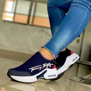 Casual Breathable Wedges Ladies Walking Sneakers Flat Women Shoes - Yahko Merchandise