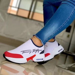 Casual Breathable Wedges Ladies Walking Sneakers Flat Women Shoes - Yahko Merchandise