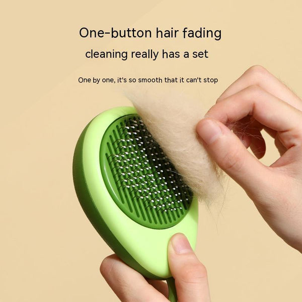Cat Brush Hair Remover Cleaning Avocado Shaped Dog Grooming Tool Pet - Yahko Merchandise