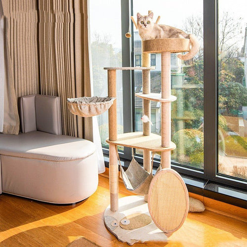 Cat Climbing Frame Large Integrated Shelf Cat Tree - Yahko Merchandise