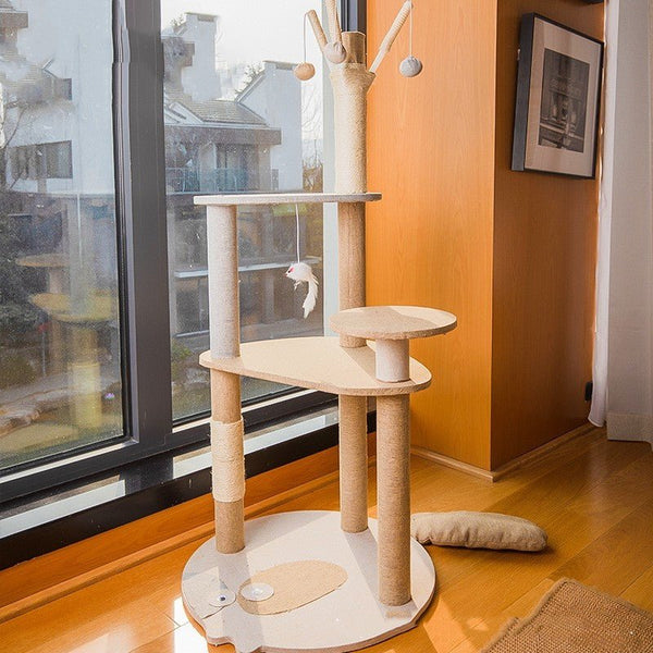 Cat Climbing Frame Large Integrated Shelf Cat Tree - Yahko Merchandise