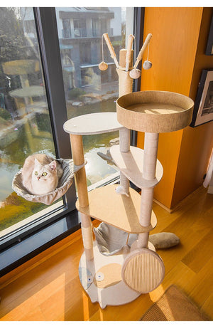 Cat Climbing Frame Large Integrated Shelf Cat Tree - Yahko Merchandise