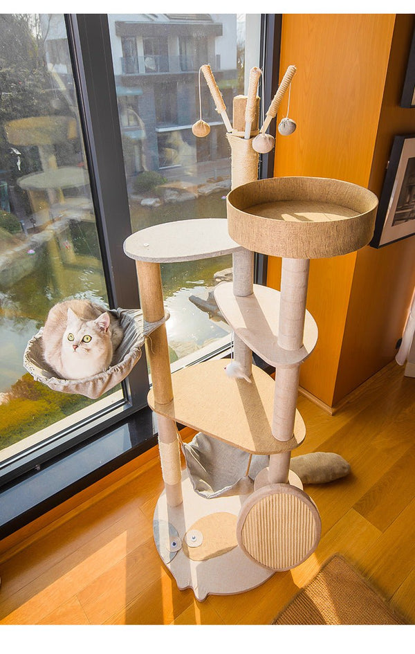 Cat Climbing Frame Large Integrated Shelf Cat Tree - Yahko Merchandise