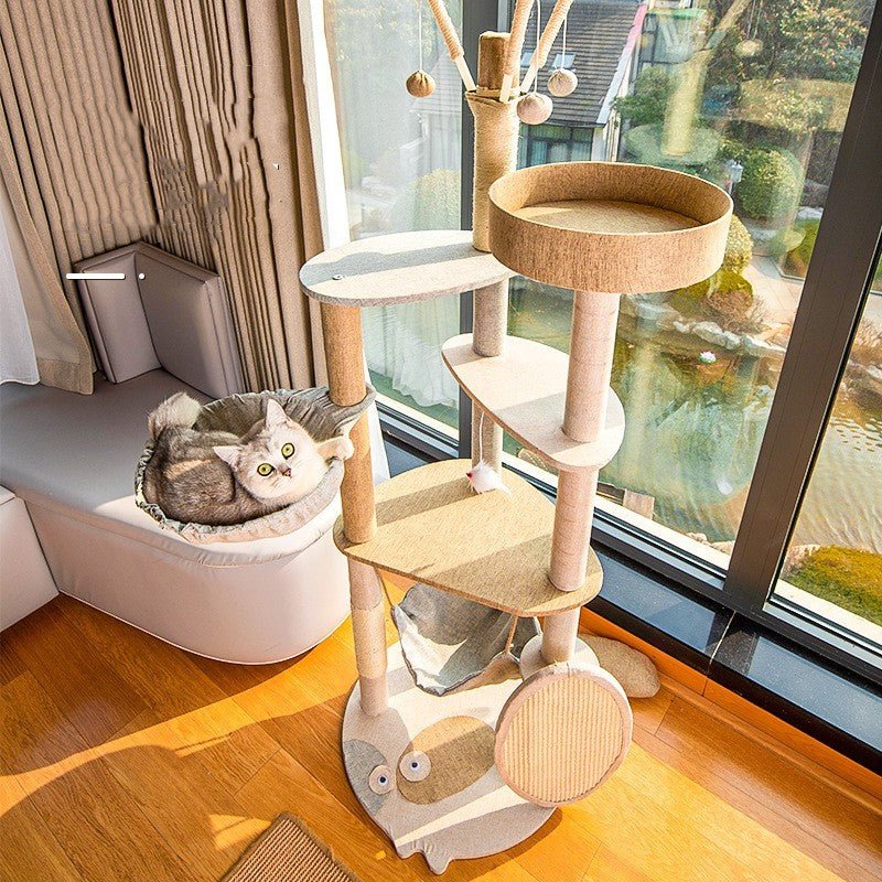 Cat Climbing Frame Large Integrated Shelf Cat Tree - Yahko Merchandise