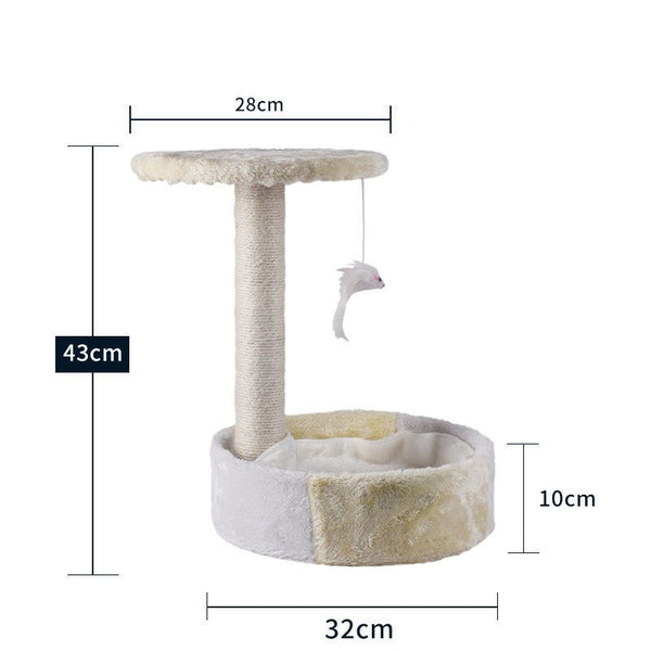Cat Climbing Frame Litter Tree Integrated Grab - Yahko Merchandise