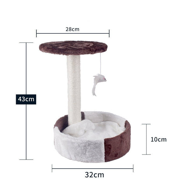 Cat Climbing Frame Litter Tree Integrated Grab - Yahko Merchandise