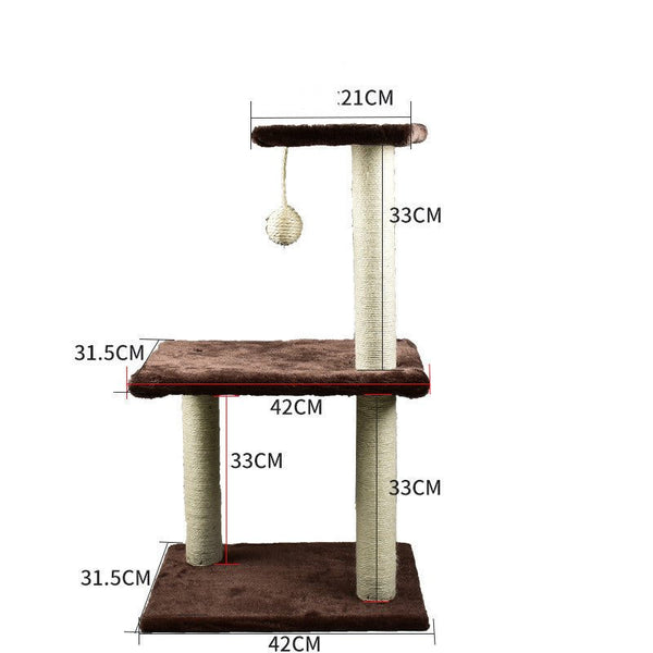Cat Climbing Frame Litter Tree Integrated Grab - Yahko Merchandise