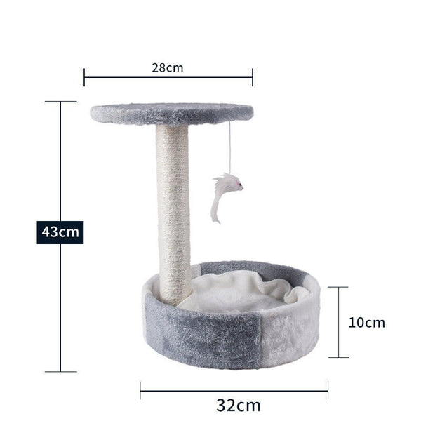 Cat Climbing Frame Litter Tree Integrated Grab - Yahko Merchandise