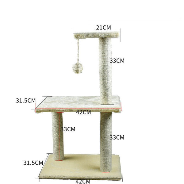 Cat Climbing Frame Litter Tree Integrated Grab - Yahko Merchandise