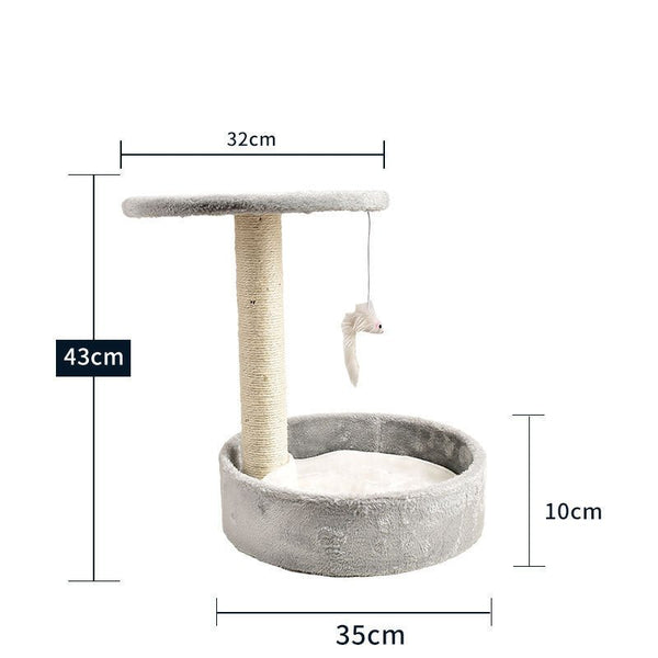 Cat Climbing Frame Litter Tree Integrated Grab - Yahko Merchandise