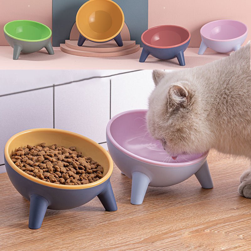 Cat Dog Bowl With Stand Pet Feeding Food Bowls Dogs Bunny Rabbit Nordic Color Feeder Product Supplies Pet Accessories - Yahko Merchandise