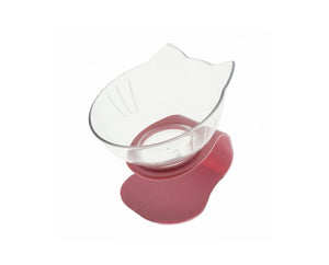 Cat Double Bowl Cat Food Bowl Protects Cervical Vertebra - Yahko Merchandise