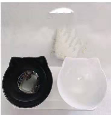 Cat Double Bowl Cat Food Bowl Protects Cervical Vertebra - Yahko Merchandise