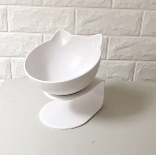 Cat Double Bowl Cat Food Bowl Protects Cervical Vertebra - Yahko Merchandise