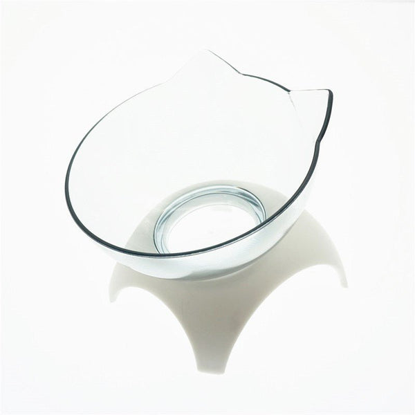 Cat Double Bowl Cat Food Bowl Protects Cervical Vertebra - Yahko Merchandise