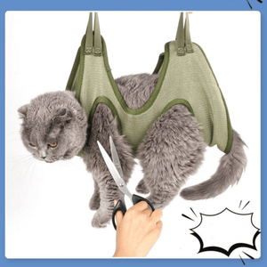 Cat Grooming Restraint Bag with Hammock - Yahko Merchandise