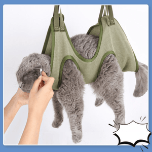 Cat Grooming Restraint Bag with Hammock - Yahko Merchandise