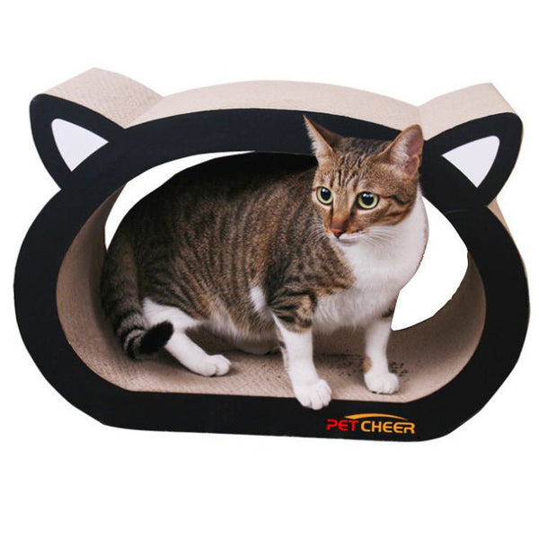 cat head cat scratch board - Yahko Merchandise