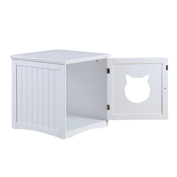 Cat House Side Table, Nightstand Pet House, Litter Box Enclosure - Yahko Merchandise