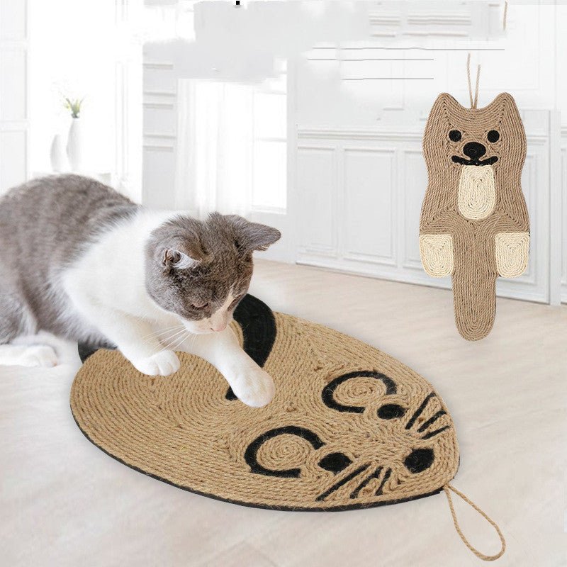 Cat Scratching Board Mouse Sisal Cat Scratching Pad - Yahko Merchandise