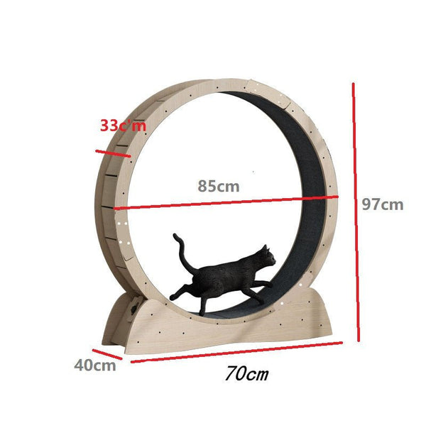 Cat Silent Treadmill Roller Large Weight Loss Exercise - Yahko Merchandise