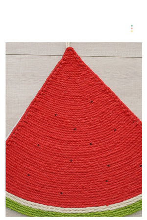Cat Supplies Watermelon Cat Linen Mat Cat Daily Necessities Sisal Cat Claw Board - Yahko Merchandise