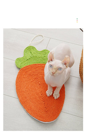 Cat Supplies Watermelon Cat Linen Mat Cat Daily Necessities Sisal Cat Claw Board - Yahko Merchandise