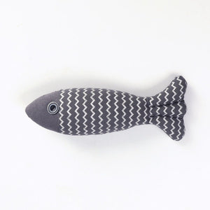 Cat Toy Funny Cat Linen Fish Pillow Self - hey Cat - Yahko Merchandise