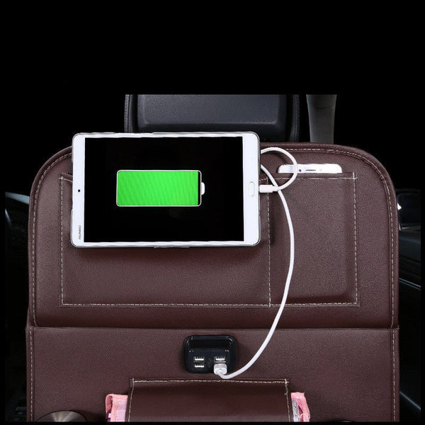 Charging Car Storage Bag Seat Hanging Bag - Yahko Merchandise