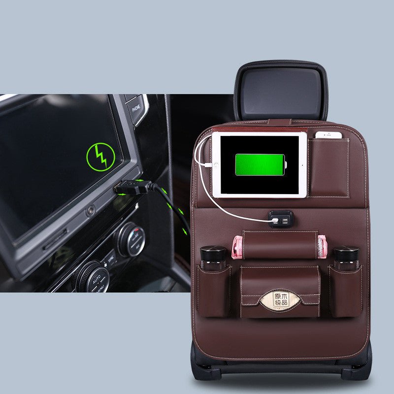Charging Car Storage Bag Seat Hanging Bag - Yahko Merchandise