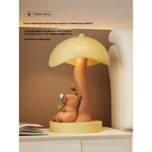Charming Beige Nightstand Light Home Accent Decor - Yahko Merchandise