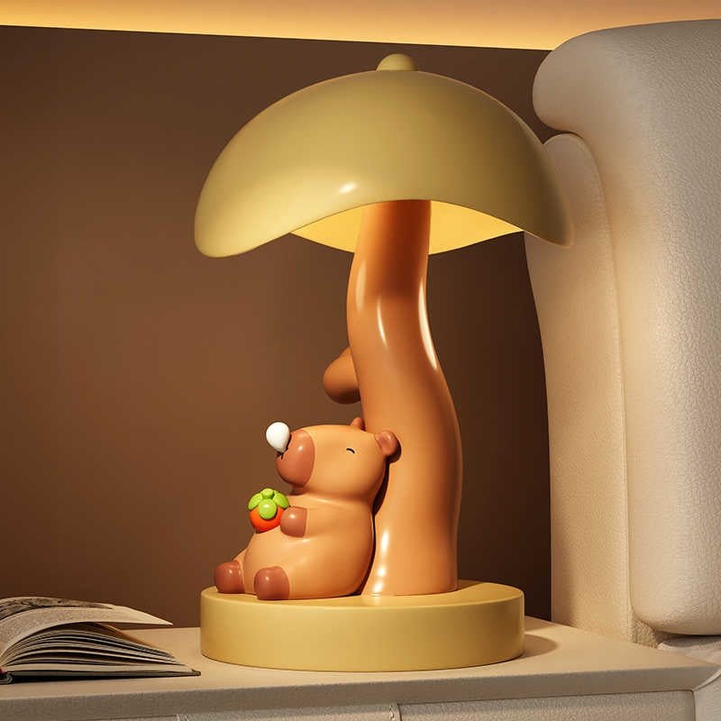 Charming Beige Nightstand Light Home Accent Decor - Yahko Merchandise