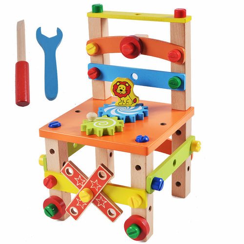 Children's Chair Building Block Toys - Yahko Merchandise