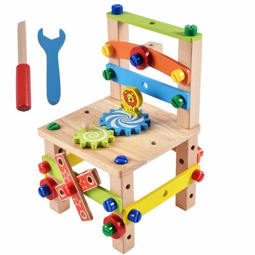 Children's Chair Building Block Toys - Yahko Merchandise