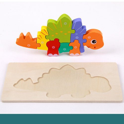 Children's Educational Toys Wooden Three - dimensional Montessori - Yahko Merchandise