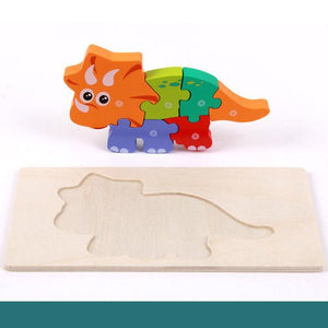 Children's Educational Toys Wooden Three - dimensional Montessori - Yahko Merchandise