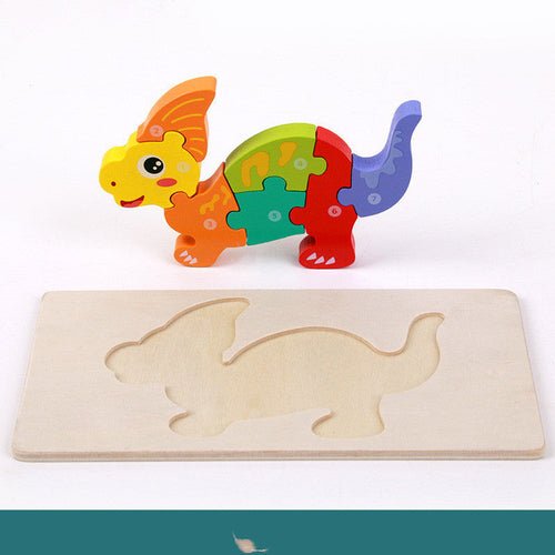 Children's Educational Toys Wooden Three - dimensional Montessori - Yahko Merchandise