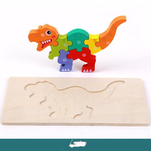 Children's Educational Toys Wooden Three - dimensional Montessori - Yahko Merchandise
