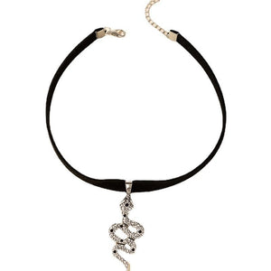 Chokers Witchy Gothic Grunge Collar Velvet Necklace Dark Jewelry For Gift - Yahko Merchandise