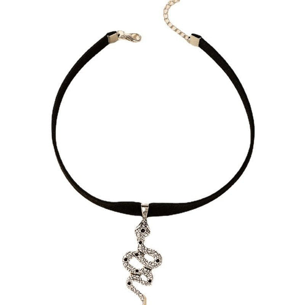 Chokers Witchy Gothic Grunge Collar Velvet Necklace Dark Jewelry For Gift - Yahko Merchandise