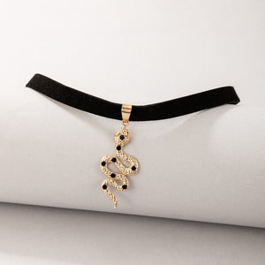 Chokers Witchy Gothic Grunge Collar Velvet Necklace Dark Jewelry For Gift - Yahko Merchandise