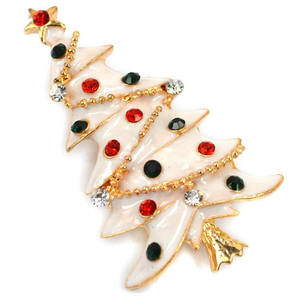 Christmas Tree Brooch Pin Women Girls Jewelry - Yahko Merchandise