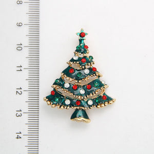 Christmas Tree Brooch Pin Women Girls Jewelry - Yahko Merchandise