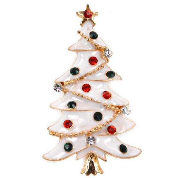 Christmas Tree Brooch Pin Women Girls Jewelry - Yahko Merchandise