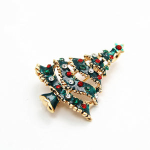 Christmas Tree Brooch Pin Women Girls Jewelry - Yahko Merchandise