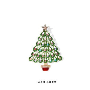 Christmas Tree Brooch Pin Women Girls Jewelry - Yahko Merchandise