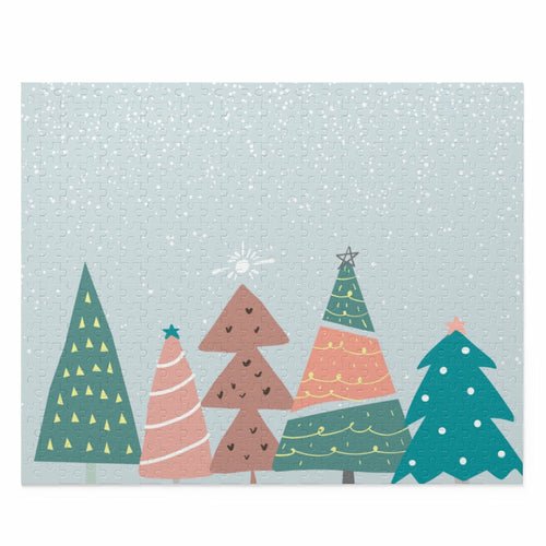 Christmas Trees in The Snow Jigsaw Puzzle 500 - Piece - Yahko Merchandise