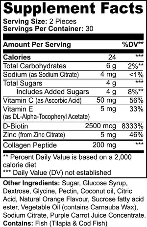 Collagen Gummies For Adults Support Skin, Hair, Nails And Joint Health - Yahko Merchandise